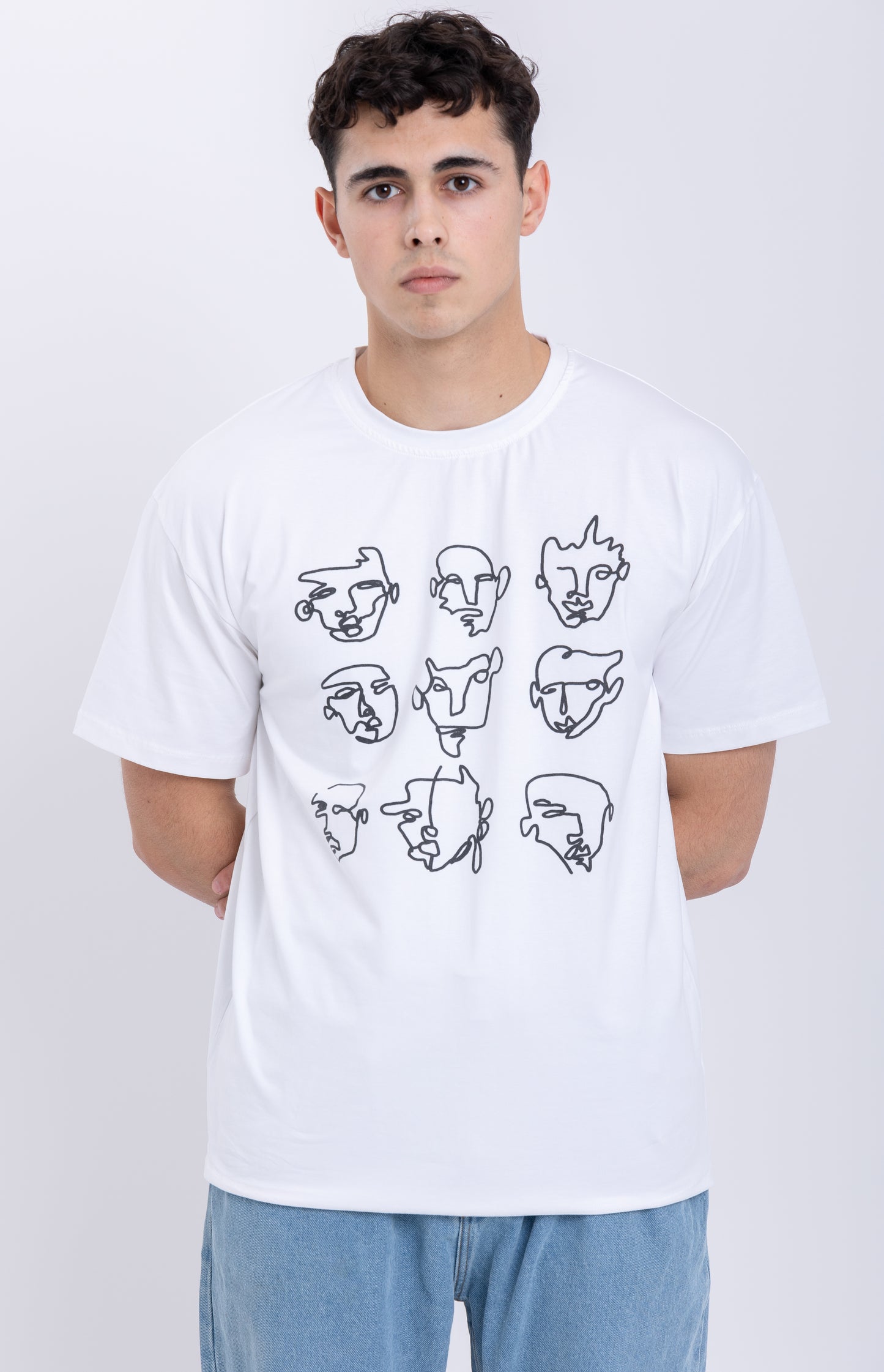 Faces T-Shirt – White