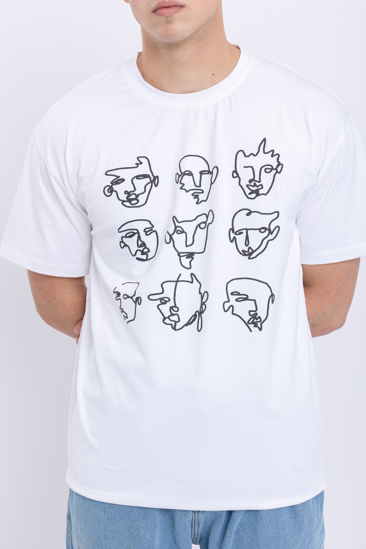 Faces T-Shirt – White