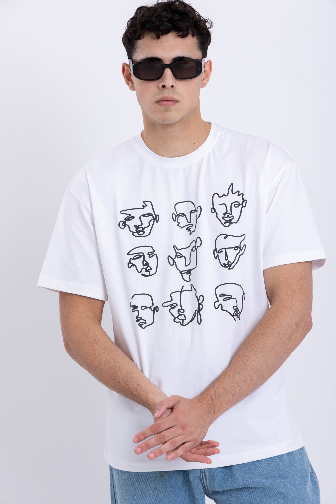 Faces T-Shirt – White - #GT#