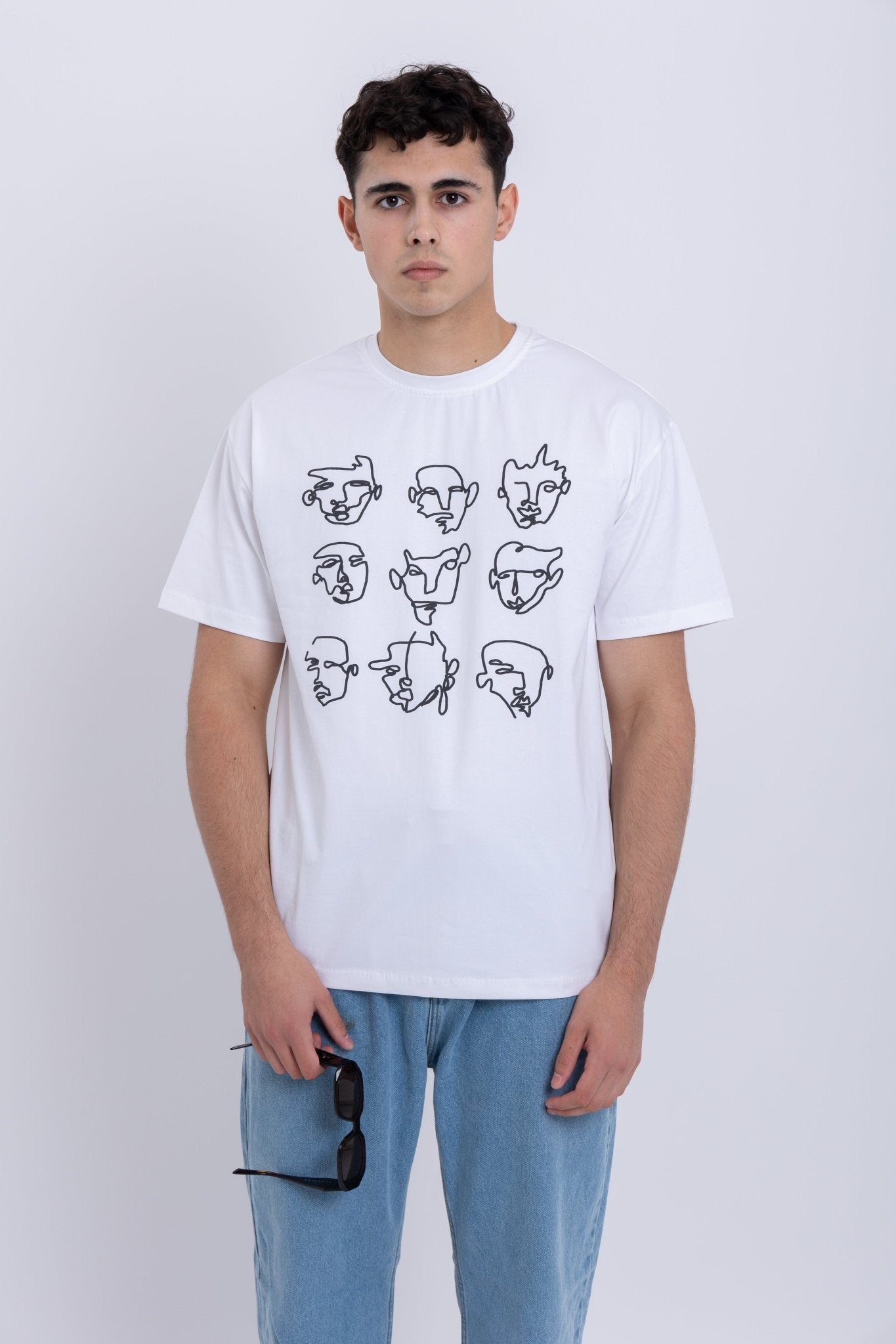 Faces T-Shirt – White - #GT#