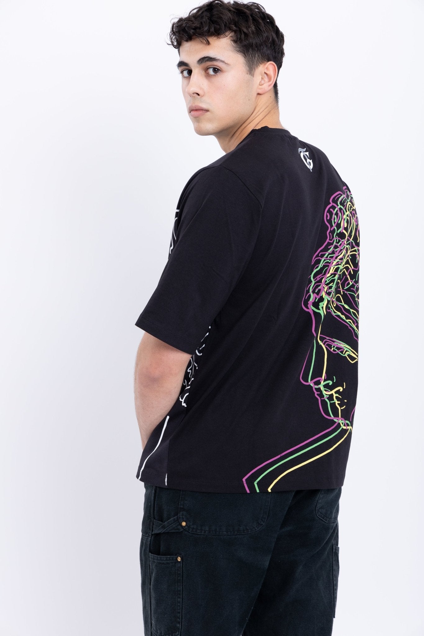 Renaissance Neon T-Shirt – Black - #GT#