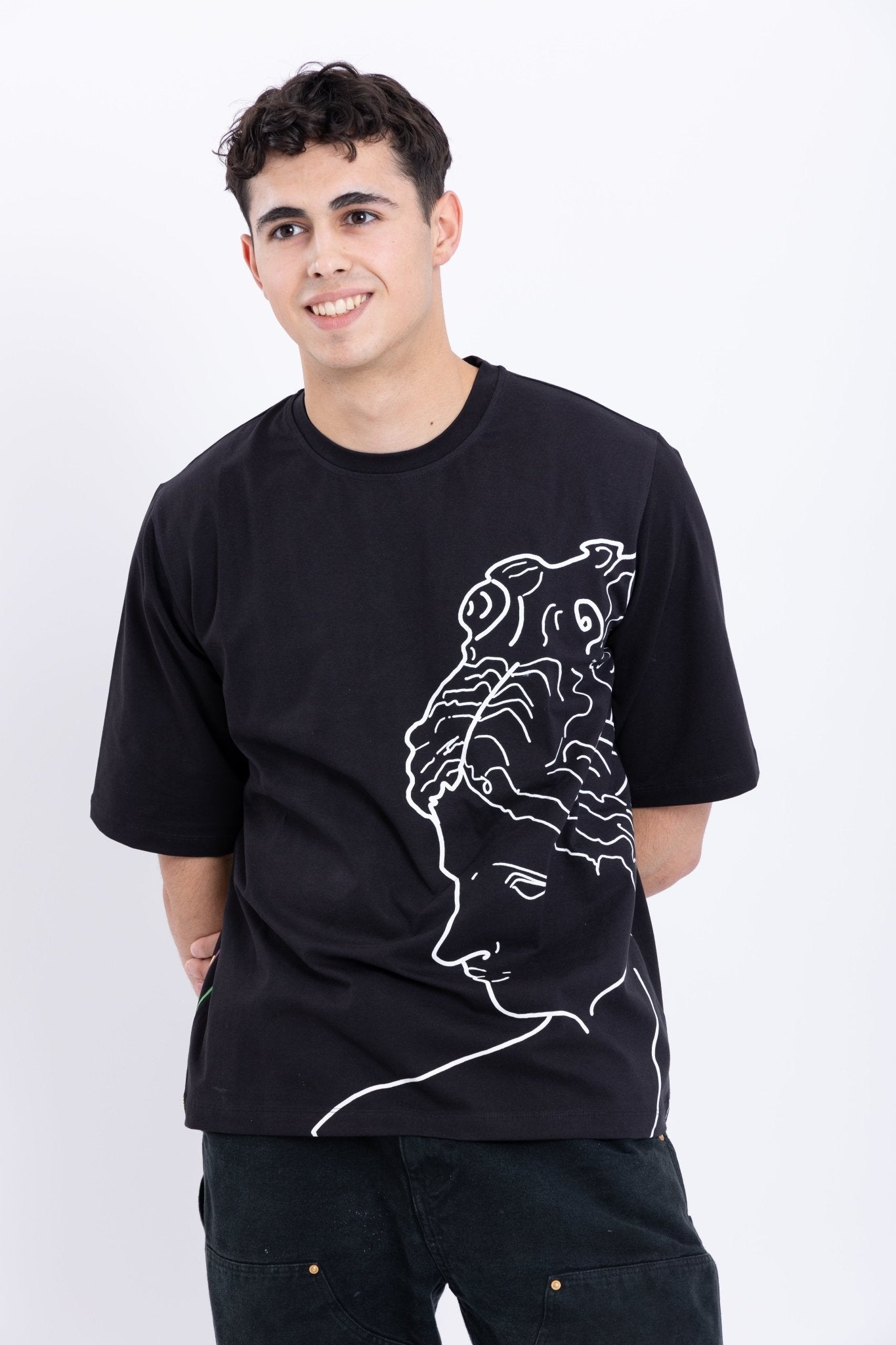 Renaissance Neon T-Shirt – Black - #GT#