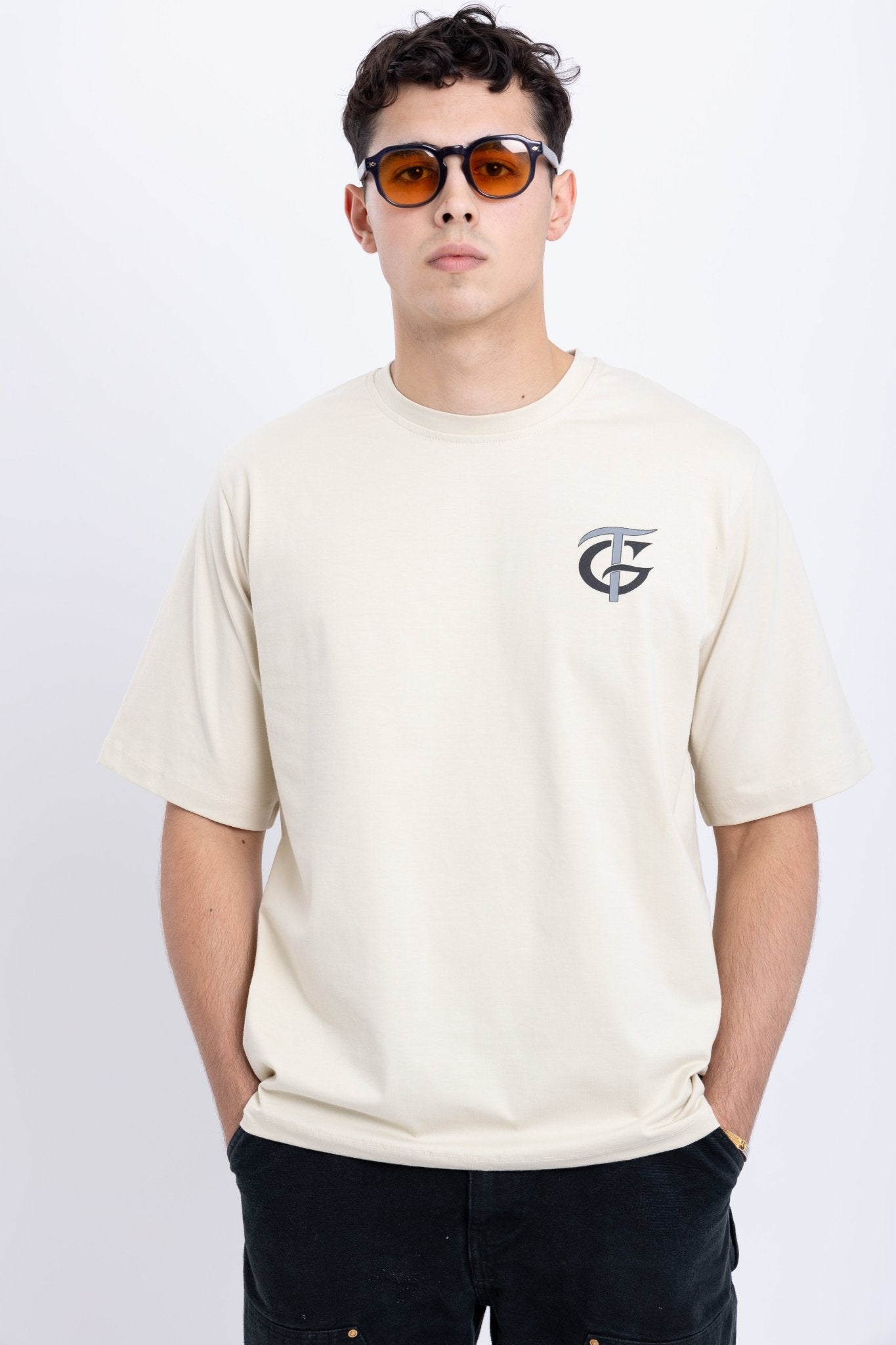 Sunflower Pot T-Shirt – Beige - #GT#